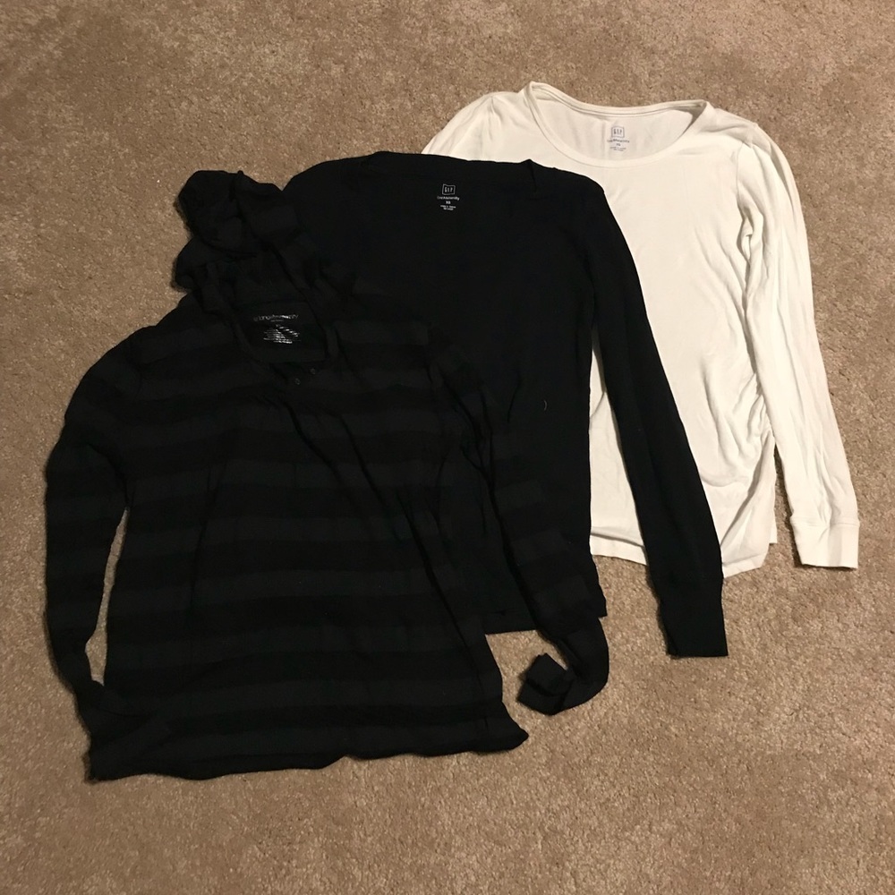 Maternity Bundle Long Sleeve Tees XS